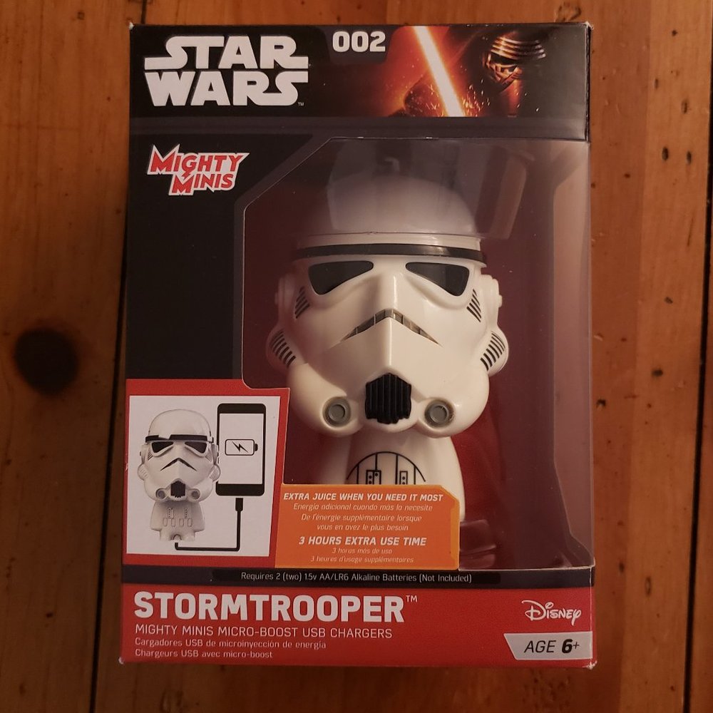 Star Wars Stormtrooper Mighty Minis Micro-Boost USB Charger